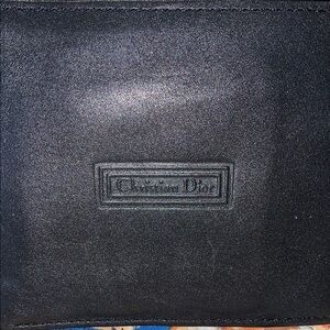 Dior Black Leather Wallet